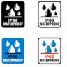 Waterproof rating label