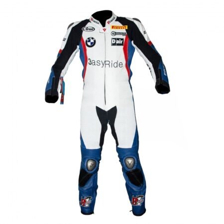 BMW easy Ride Motorbike Leather Suit Leon Haslam