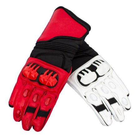 Jorge Lorenzo MotoGP Leather Gloves for Motorcycle
