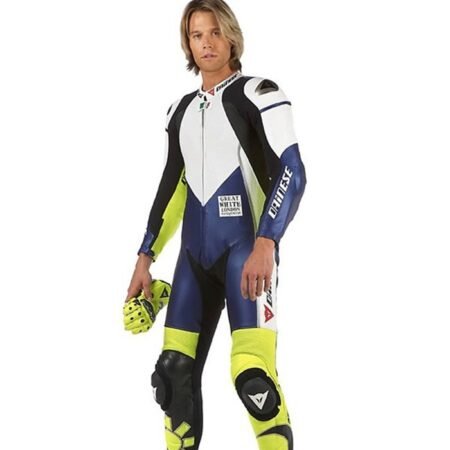 Motorbike race bespoke leather suit