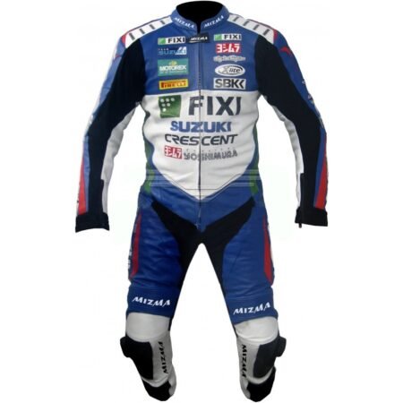 MotoGP Fixi Motorbike Racing Leather Suit