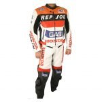 MotoGP Honda Repsol Gas Motorbike Leather Suit