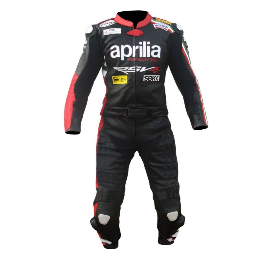 24 MotoGP Max Biaggi Aprilia MotoGP Race Leather Suit