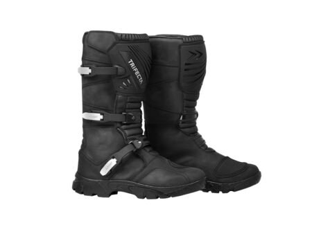 Trifecta Adventurous Leather Boots Motorbike Boots