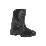 Adventure motorcycle ankle high leather boots .2