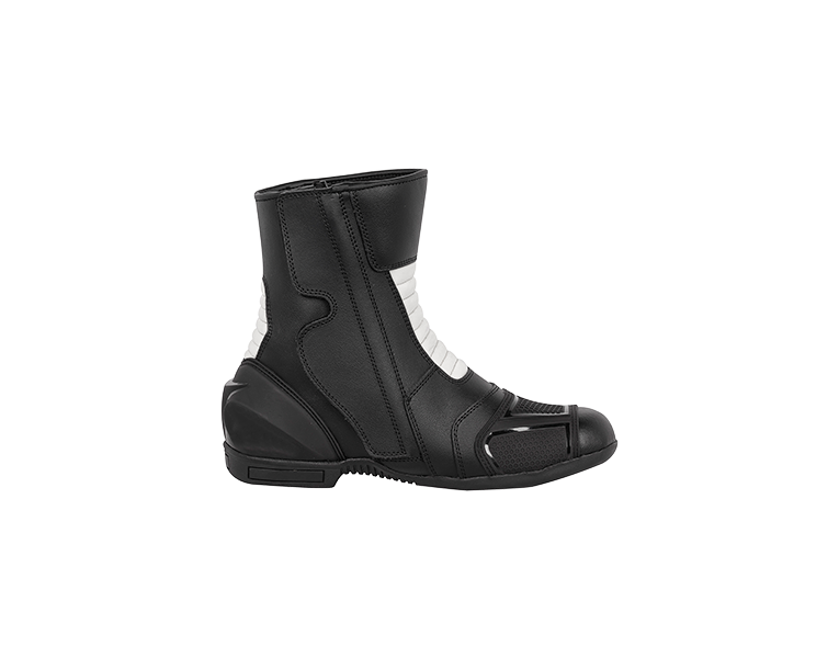 Motorcycle ankle height racing leather boots.2