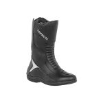 Motorcycle cross country touring leather boots.4