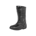 Motorcycle cross country touring leather boots