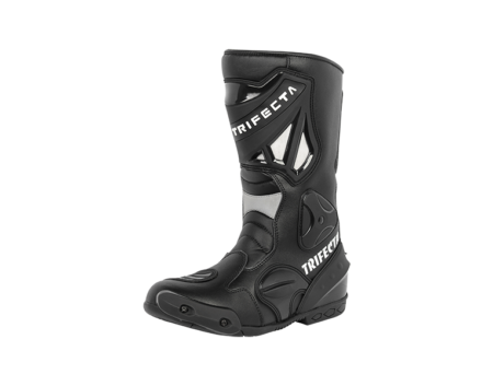 Touring motorcycle leather boots by Trifecta moto gear